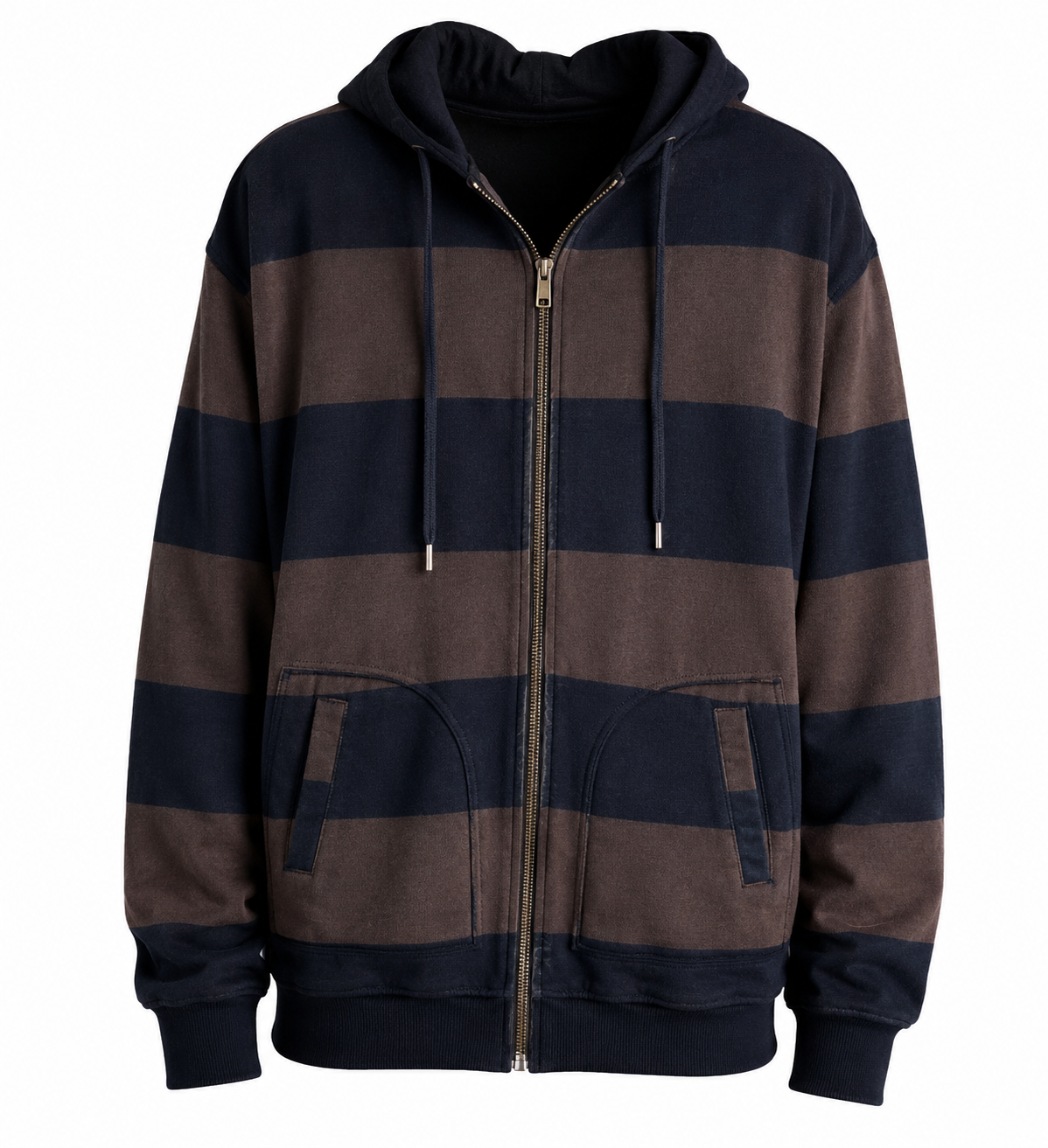 Striped Urban Zipper