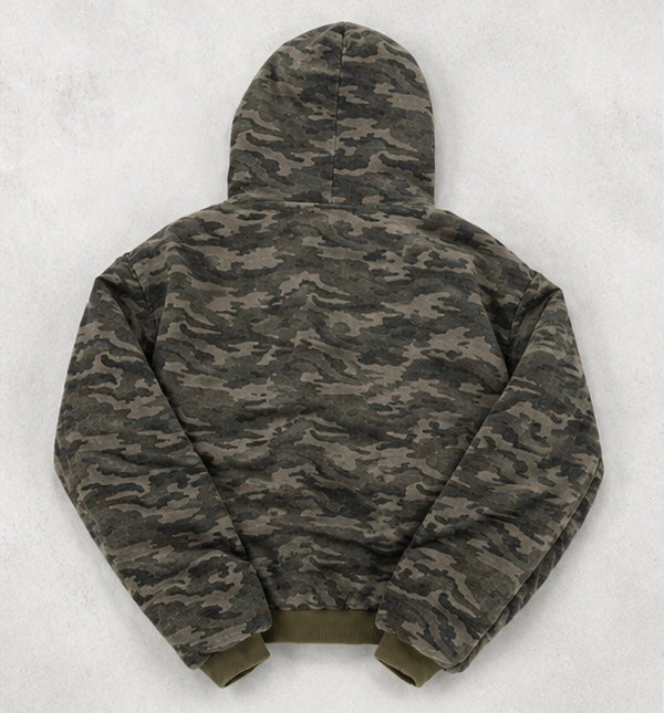 Distressed Camo Sweater