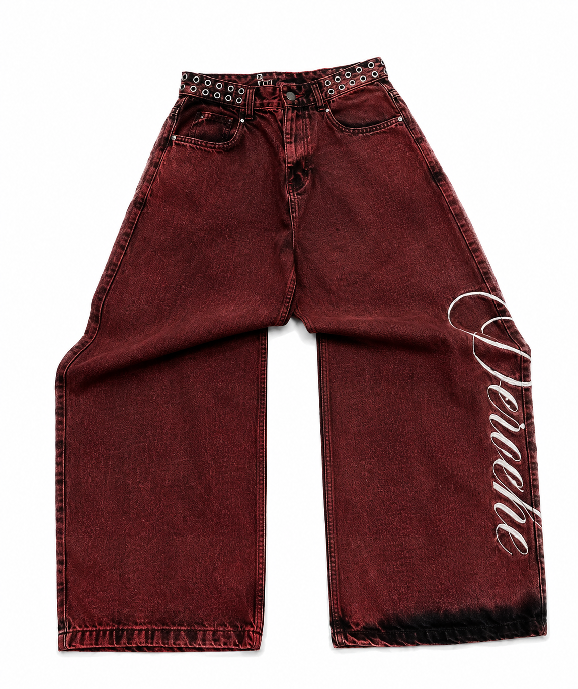 Red Washed Jeans