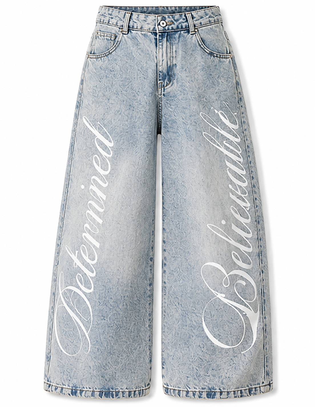 Fineline Print Jeans