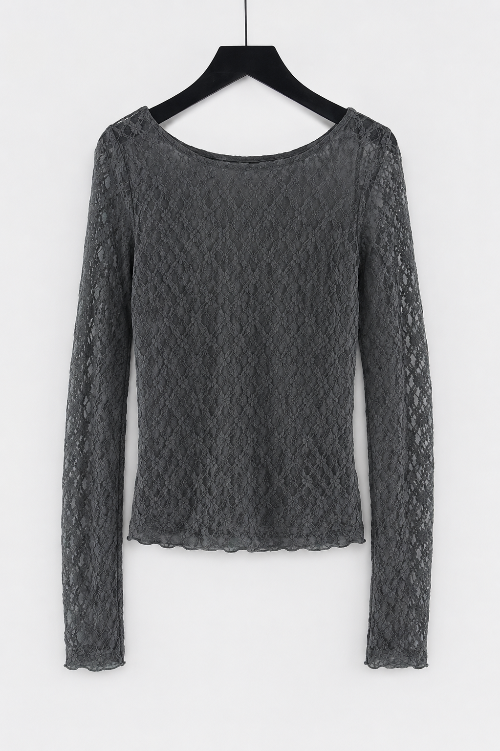 Light Bubble Cut Long-Sleeve