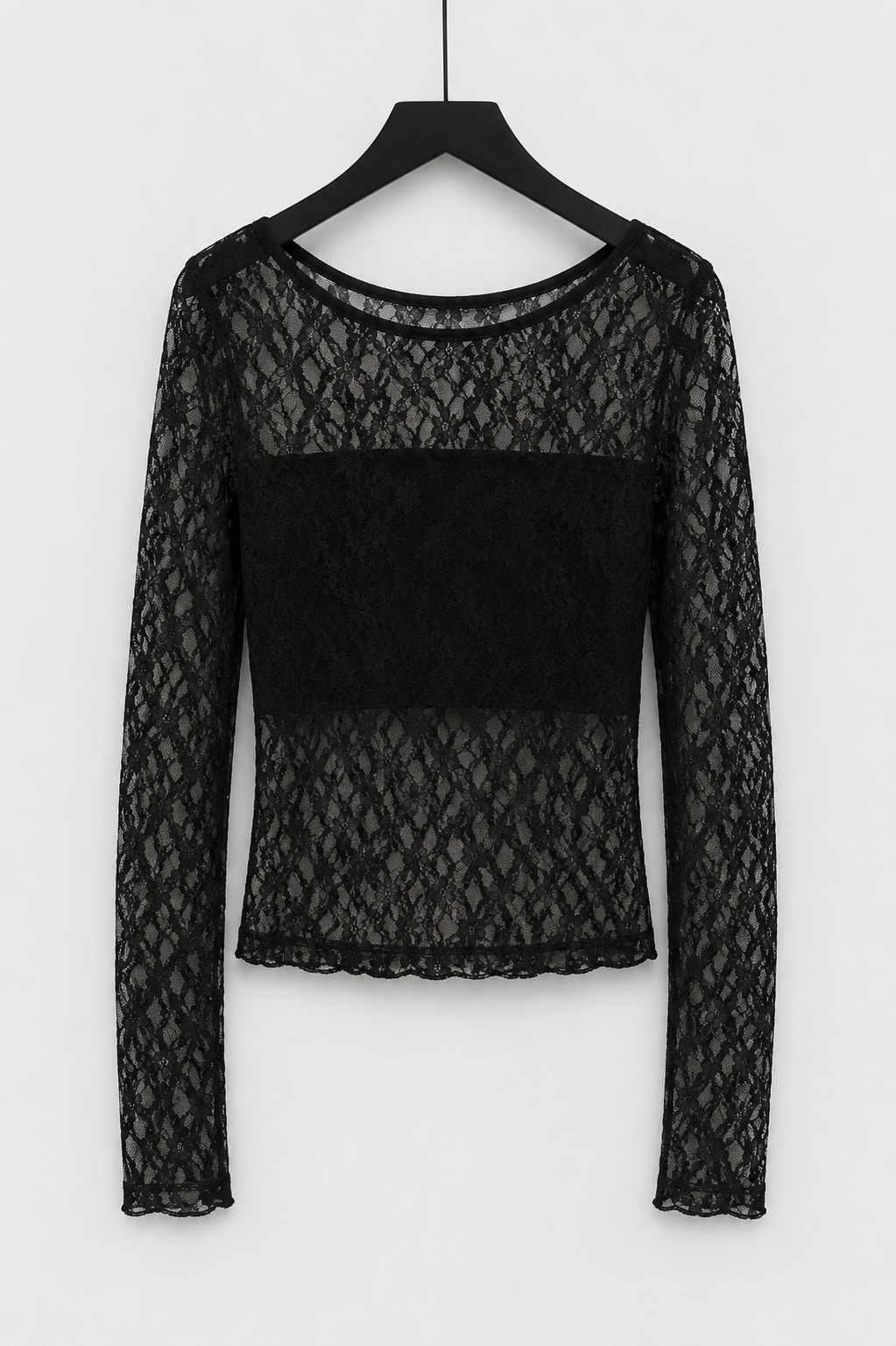 Light Bubble Cut Long-Sleeve