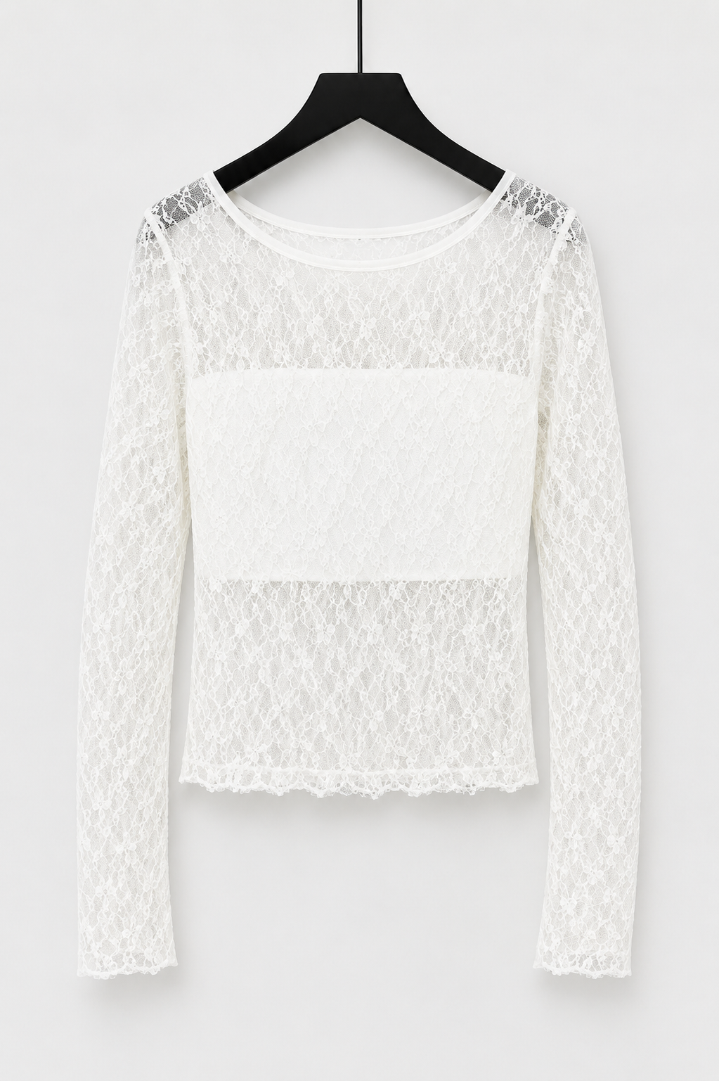 Light Bubble Cut Long-Sleeve