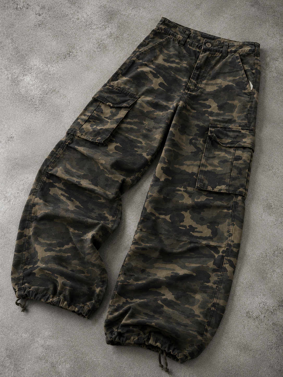 Straight Leg Camo Pants