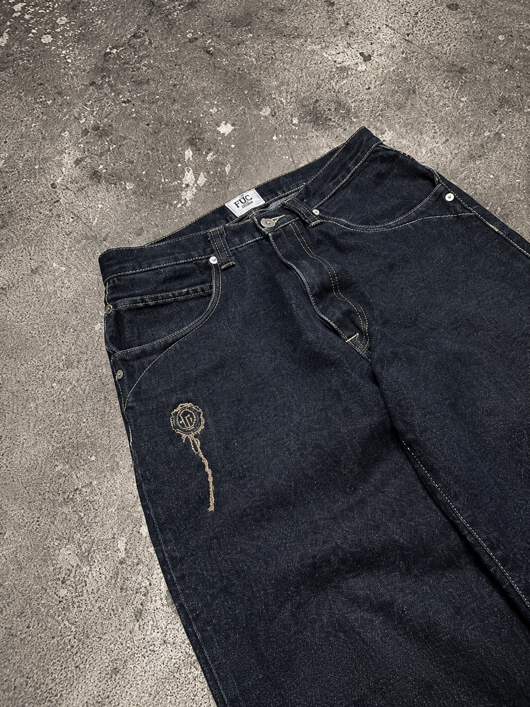 Skull Baggy Jeans