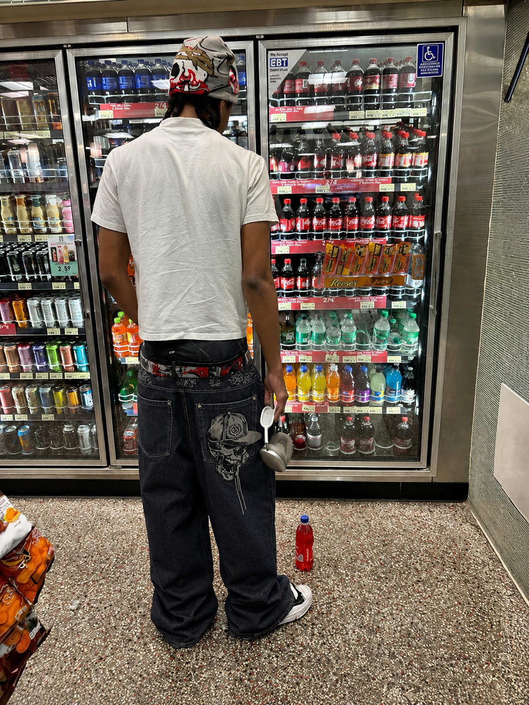 Skull Baggy Jeans