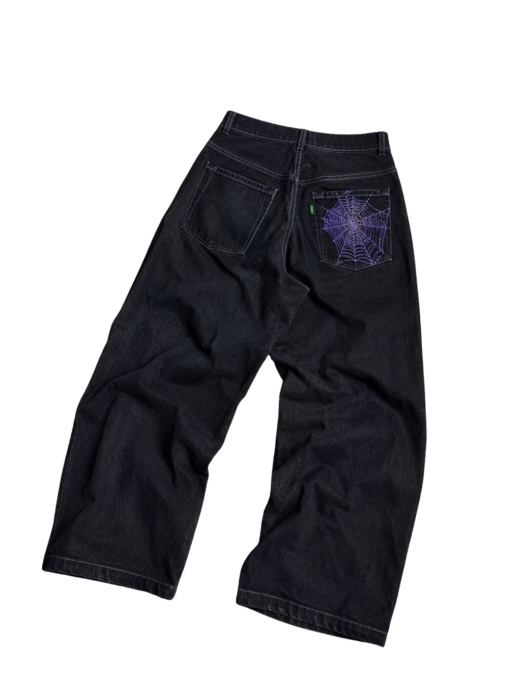 Black Spiderweb Pants